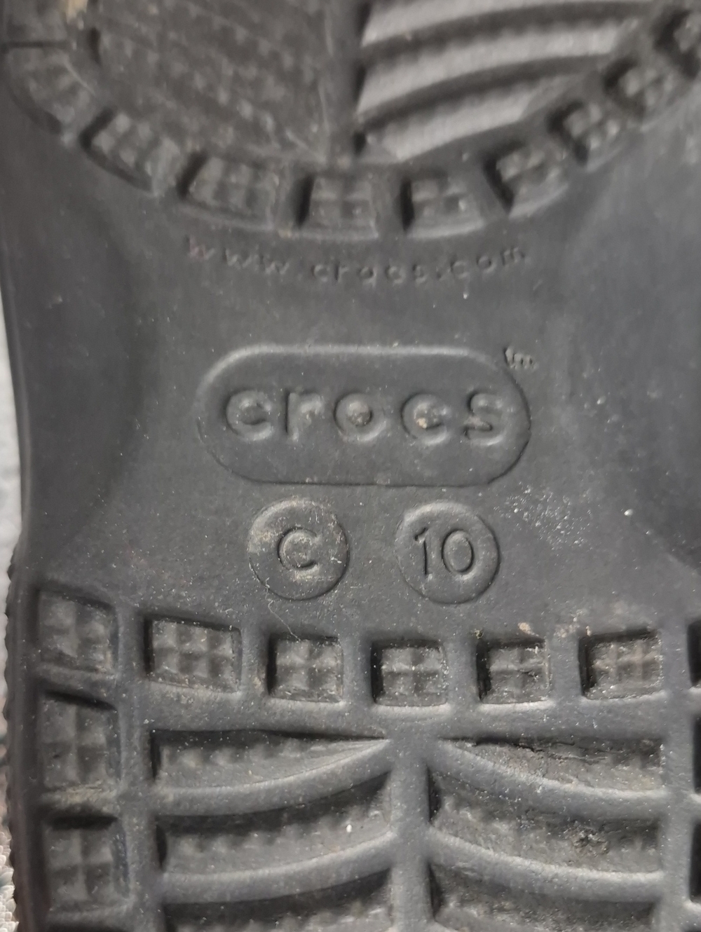 CROCS Toddler Size 10 Black Classic Clog - Picture 5 of 5